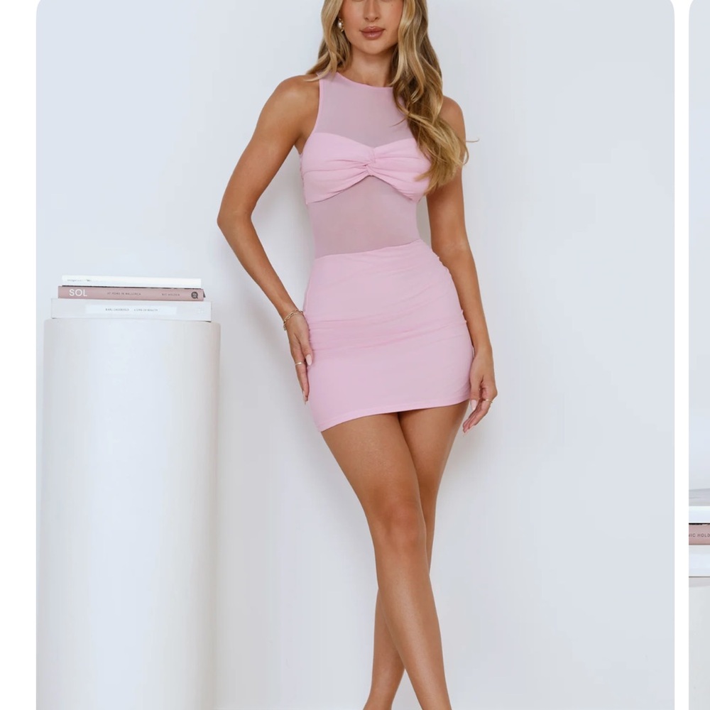 Hello Molly Blush Pink Mini Dress